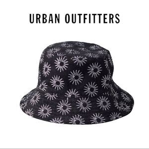 Urban Outfitters Black Cotton Retro Y2K Bucket Hat Urban Outfitters Hats for Men for sale | eBay main image 4